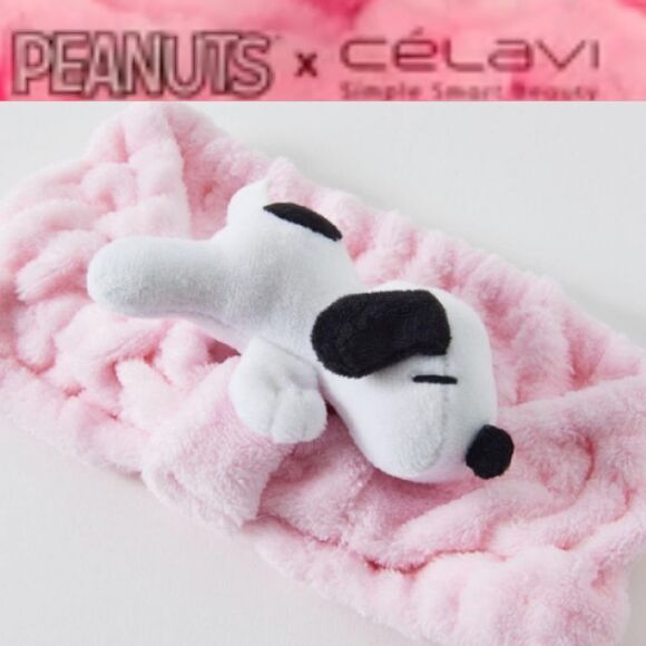 Celavi X Peanuts Snoopy Plush Spa Headband - Picture 1 of 4